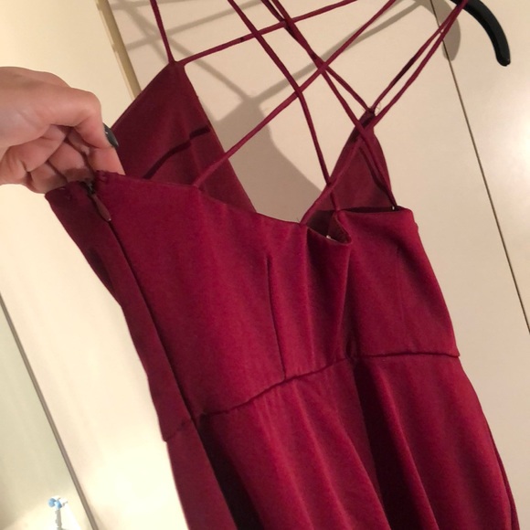 Semi Formal Red Dress - Picture 2 of 4